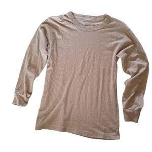 Anthropologie West Loop tan thermal , Large